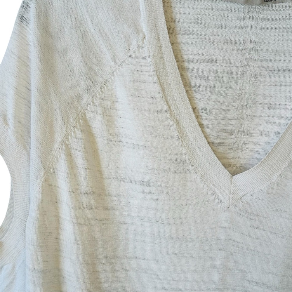 All Saints White Dolman Sleeve T-Shirt - Picture 5 of 7